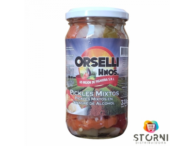 PICKLES MIXTOS ORSELLI 12X330G