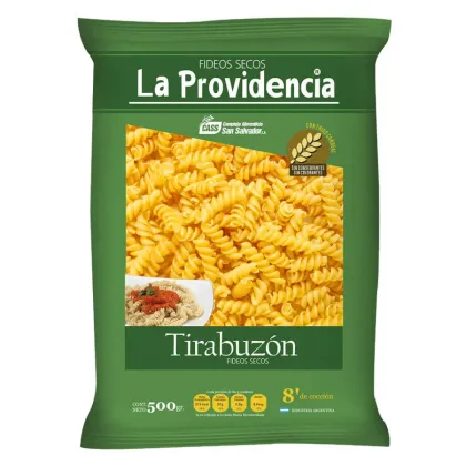 FIDEOS TIRABUZON LA PROVID 15x500grs