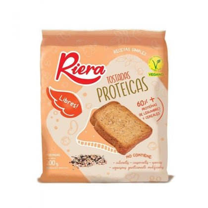 TOSTADA PROTEICAS RIERA 18X200 -