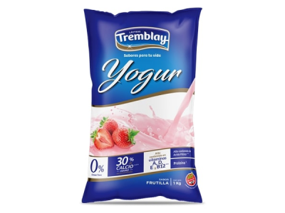 YOGUR TREMBLAY FRUTILLA X 1L