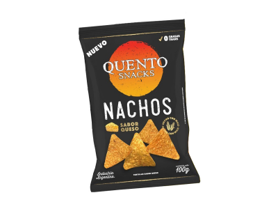 QUENTO NACHOS DE QUESO 22X100G