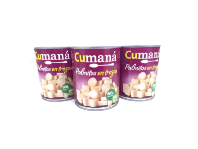 PALMITOS TROZOS CUMANA 12X800G