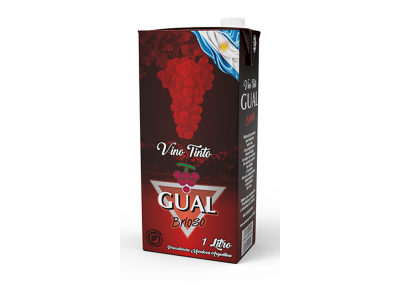 VINO GUAL TETRA TINTO 12 X 1L