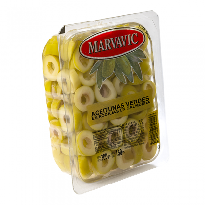 ACEITUNA VER RODAJA DOY PACK 12 X 300