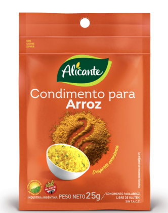 ALICANTE COND. P/ ARROZ 12X25G -
