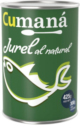 JUREL AL NATURAL CUMANA 24X425 -