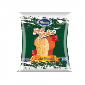 PAN DULCE CARICIAS S/FRUTAS 8X400 GR